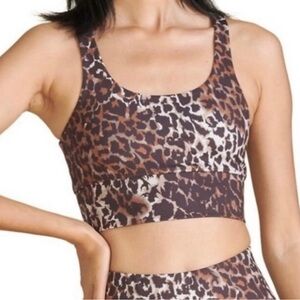 Veronica Beard Leopard Print Crop Top